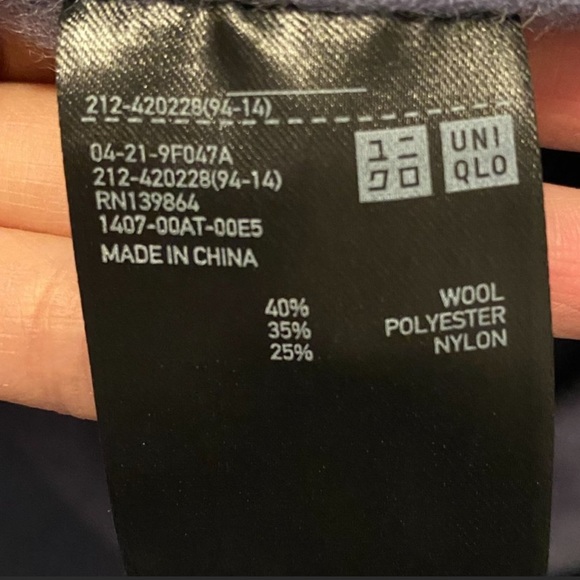 Uniqlo women double faced cocoon coat - XXS - Picture 4 of 5